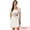 White, variant on DARING DIVA Corset Short Square Neck Puff Sleeve Floral Lace Up Dress XS White