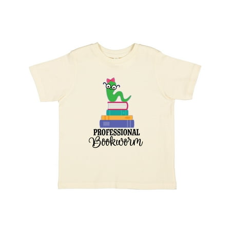 

Inktastic Professional Bookworm Gift Gift Toddler Toddler Girl T-Shirt