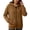 Brown, variant on Gyexs Long Hoodies for Women 2026 Long Sleeve Zipper Sweatshirts Casual Fashion Jacket with Pockets, Yellow Size M