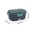 thumbnail image 3 of Insulated Lunch Box Portable Lunch Box with No Water Injection and Can Be in for Vehicles Office Lunch Box for Office Workers Insulated Lunch Box Heated Lunch Box,Stainless Steel Lunch Box, 3 of 8