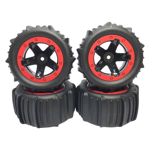 4 Uds 1/16 1/14 1/12 arena de nieve antideslizante RC coche neumático de goma para HBX MJX ZWN WPL