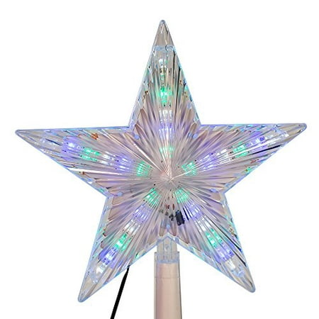 Kurt Adler 8.5 in. Color-Changing LED Star Tree Topper - Walmart.com ...