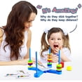 thumbnail image 2 of Juegos de mesa para niños de 4 a 8 años, competencia de juegos de mesa familiares para 1 a 4 jugadores, juguetes de tallo, juego de combinación de anillos magnéticos, juegos de mes, 2 of 5