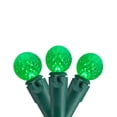 thumbnail image 2 of Northlight LED G12 Berry Faceted Christmas Lights - Green - 15' Green Wire - 50ct, 2 of 3