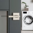 thumbnail image 6 of Kwikset Montreal Square Passage Lever Doorknob Satin Nickel, 6 of 6