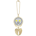 thumbnail image 1 of Llavero Unbranded Ojos Envía Luz Negra Angel Wing Heart-shaped Pendant, 1 of 4