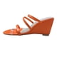 thumbnail image 2 of Sandalias de cuña con plataforma y punta cuadrada para fiesta sexy para mujer Wmkox8yii  ytu2798, 2 of 6