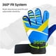 thumbnail image 3 of Guantes de fútbol para niños Accesorios deportivos de PU elásticos ajustables (5 azules), 3 of 7