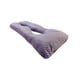thumbnail image 3 of Almohada para maternidad LUNICS Suave Lila Tipo Burbuja 135 cm x 70 cm x 15 cm, 3 of 4