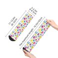 thumbnail image 2 of Goofa Doodle Fruits Pattern Non Slip Socks with Grips for Elderly, Crew Socks Yoga Hospital Socks Cushioned Sole Gripper Socks for Men Women, 2 of 5