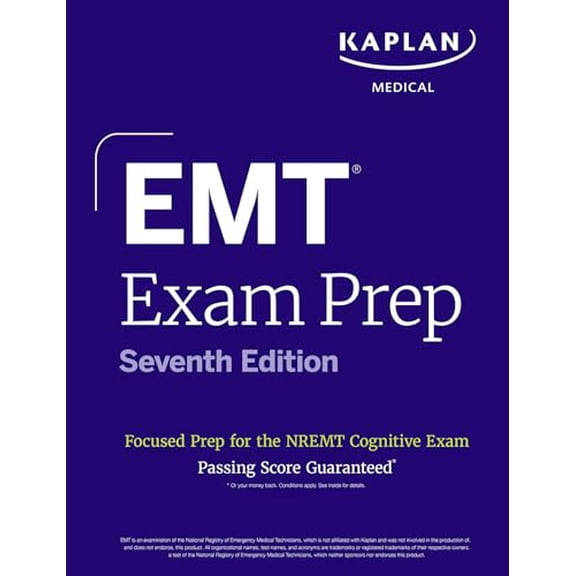 Pre-Owned EMT Exam Prep, Seventh Edition: Focused Prep Book and Study Guide for the Nremt Cognitive Exam   One Full Length Practice Test (Paperback) 150629474X 9781506294742