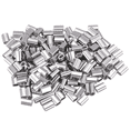thumbnail image 1 of M1.5 Wire Rope Aluminum Ferrule Cable Ties Crimp Wire Rope Chuck Aluminum Jacket 800 Pieces, 1 of 7