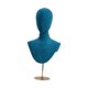 thumbnail image 1 of Cabeza de maniquí práctica y moderna con altura ajustable para exhibición de sombreros de mesa. Verde, 1 of 9