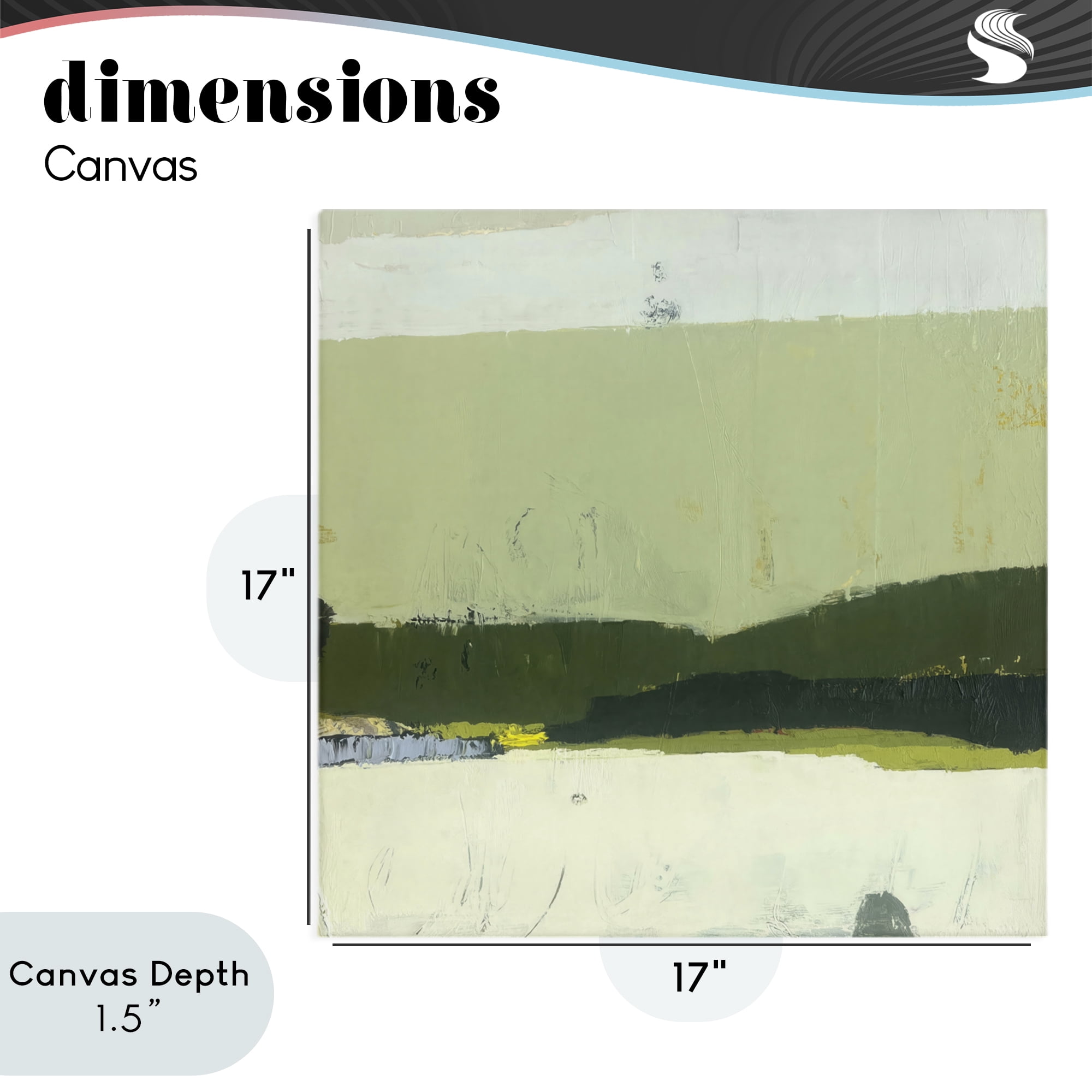 Stupell Industries Bloom Serene Layered Landscape Canvas Wall Art, design by Julia Foug