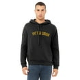 thumbnail image 2 of Daxton Adult Unisex Soft Pullover USA Cities States Comfort Hoodie Fleece Sweatshirt, Pittsburgh Black Gold, XS, 2 of 2