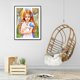 thumbnail image 4 of 5D DIY Diamante Pintura Chica Abrazando Animal Full Round Drill Home Art Picture Hugtrwg Para estrenar, 4 of 9