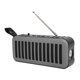 thumbnail image 4 of Altavoz Bluetooth inalámbrico D6‑2 Mini subwoofer portátil con energía solar compatible con FMGray, 4 of 8