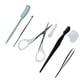 thumbnail image 1 of Kit para cejas Tijeras para cejas Raspador para cejas Pinza para cejas Peine para cejascejas pinza 5 uds Kit de aseo de cejas Clip de cejas de acero inoxidable tijeras de seguridad para c LHCER No, 1 of 5