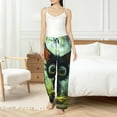 thumbnail image 4 of Fotbe Cute Big-Eyed Black Cat Pantalones de Pijama para Mujer, Pantalones de Dormir, Pantalones Pj con Cordón y Bolsillos-3X-Large, 4 of 6
