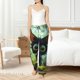 thumbnail image 4 of Balery Cute Big-Eyed Black Cat Pantalones de pijama para mujer, pijamas ultraligeros, pantalones de estar por casa-3X-Large, 4 of 6