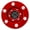Red, variant on Franklin Sports NHL Street Roller Hockey Pucks - Pro Commander Outdoor Puck for Practice + Training - Red