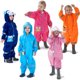 thumbnail image 4 of Chubasquero de una pieza para niños, bonito impermeable tridimensional a la moda con ala de sombrero, poncho reflectante para bebé, 4 of 5