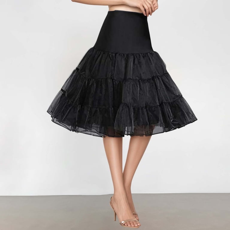 black dress poofy skirt Mac Duggal Women's Sleeveless Crepe Bubble Skirt Mini Dress - Black