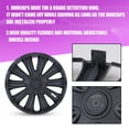 thumbnail image 3 of 4PCS/Set,16" Universal Hubcap Wheels Cover Replacement,Car Truck SUV Hub Caps Accessories,Silver Lacquer & Black Lacquer, 3 of 7