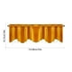 thumbnail image 3 of Cortinas con flecos y ribete de borlas | Elegantes cortinas cortas para dormitorio y sala de estar | Panel individual de 132 x 45 cm | Rojo, gris, azul y amarillo, 3 of 6