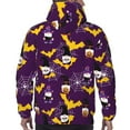 thumbnail image 7 of Sikiie Halloween Gnomes1 Men's Hoodie, Essentials Hoodie, Sweatshirt, Pullover Hooded Sweatshirt for Men-Large, 7 of 7