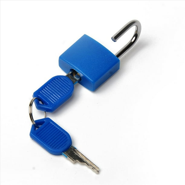 Paquete de 20 Candados para Maletas con Llaves, Candados Pequeños Multicolores para Equipaje, Candados de Metal para la Escuela, Gimnasio, Juego de Combinación en el Aula