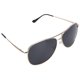 thumbnail image 3 of Gafas polarizadas a prueba de rayos ultravioleta, montura dorada, lentes negras y grises, gafas de sol anti-UV de estilo vintage, 3 of 8