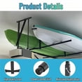 thumbnail image 4 of HECASA 2 Kayak Canoes Ceiling Storage Rack Adjustable SUP & Surf Hi Port Mount Overhead Garage Hanger Frame, 4 of 11