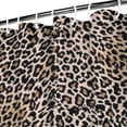 thumbnail image 3 of Black and Tan Leopard Print Shower Curtain 84"x72" ,Bathroom Decorative Shower Curtains Set with 12 Hooks,Modern Waterproof Washable Shower Curtain, 3 of 6