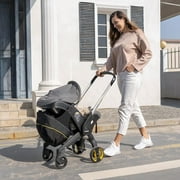 Storage Bag Compatible with Doona Infant Car Seat Stroller, Stroller Accessories, Large Capacity Diaper Bag, Easy Access Zipper Design, Wearable Backpack, Stroller Organizer Bag, All Day Bag