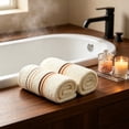 thumbnail image 6 of Celsvanis Face Towel 2 Pack Cotton Thick Soft Highly Absorbent Bathroom Hand Towel for Face Washing Shower Spa Hotel Daily Home Use, Yellow, 6 of 6