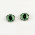 thumbnail image 4 of Green and Peach Dragon Glass Eyes, 4 of 8
