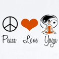 thumbnail image 2 of CafePress - Peace Love Yoga Infant Bodysuit - Baby Light Bodysuit, Size Newborn - 24 Months, 2 of 4