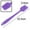 Purple, variant on Unique Bargains Home Kitchenware Silicone Cooking Tool Baster Turkey Barbecue Pastry Brush Orange