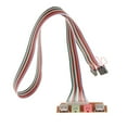 thumbnail image 3 of Conector de Audio de Doble Puerto USB2.0 Macarena DIY para Caja de Computadora 7.3CM Reemplazo de tarjeta USB de audio, 3 of 8