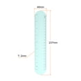 thumbnail image 2 of Silicone Memo Wrist Band 20cm 8 Inch Measure 237mm x 46mm Line Block, Light Blue, 2 of 6