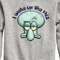 thumbnail image 3 of SpongeBob SquarePants - I Woke Up Like This - Toddler & Youth Crewneck Fleece Sweatshirt, 3 of 6