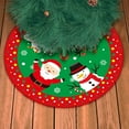 thumbnail image 4 of EWASWON Christmas Red Velvet Christmas Tree Skirt - Plush, Durable, Easy Install, Festive Holiday Decor for Xmas Trees, 4 of 6