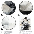 thumbnail image 3 of Designart "Asian Art Stylish Illustration I" Asian Metal Wall Decor, 3 of 5