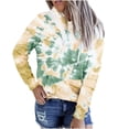 thumbnail image 2 of WRKEKC Sweatshirts for Women, Long Sleeve Tops for Womenn, Ladies' Fall Print Hooded Pocket Long Sleeve Sweater Warm Jacket Top Sweatshirt, 2 of 4