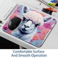 thumbnail image 6 of Alpaca Square Desk Pad Mouse Pad, 8.3x9.8 Inch Non-Slip Rubber Bottom Printed Mousepad for Office and Gaming, 6 of 6