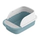thumbnail image 5 of Caja de arena para gatos a prueba de salpicaduras, bandeja de arena para mascotas superior abierta, inodoro , orinal semicerrado para , Azul, l, 5 of 9