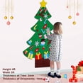 thumbnail image 4 of 4FT DIY Felt Christmas Tree Set for Kids Toddlers Wall Hanging Decorations Felt Craft Kits for Xmas Party Favors, 4 of 6