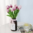 thumbnail image 3 of Baywell 10Pcs Real Touch Tulips 13.4in Tall Artificial Flowers Fake Tulips Flowers for Arrangement Wedding Party Easter Spring Home Dining Room Office Decoration, 3 of 9