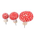 thumbnail image 1 of Glow dans le Décor de Champignon Noir, 3Pcs Micro Paysage Champignon Jardin Décor Portable Simulé Résine Réutilisable pour Décor Bonsaï, 1 of 8